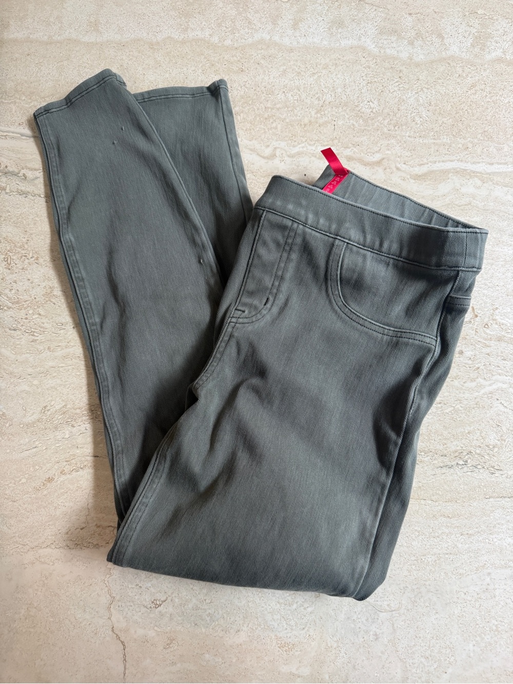 Spanx jeggings. Sage color.